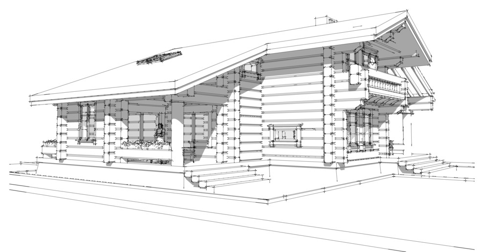 Дом из лафета