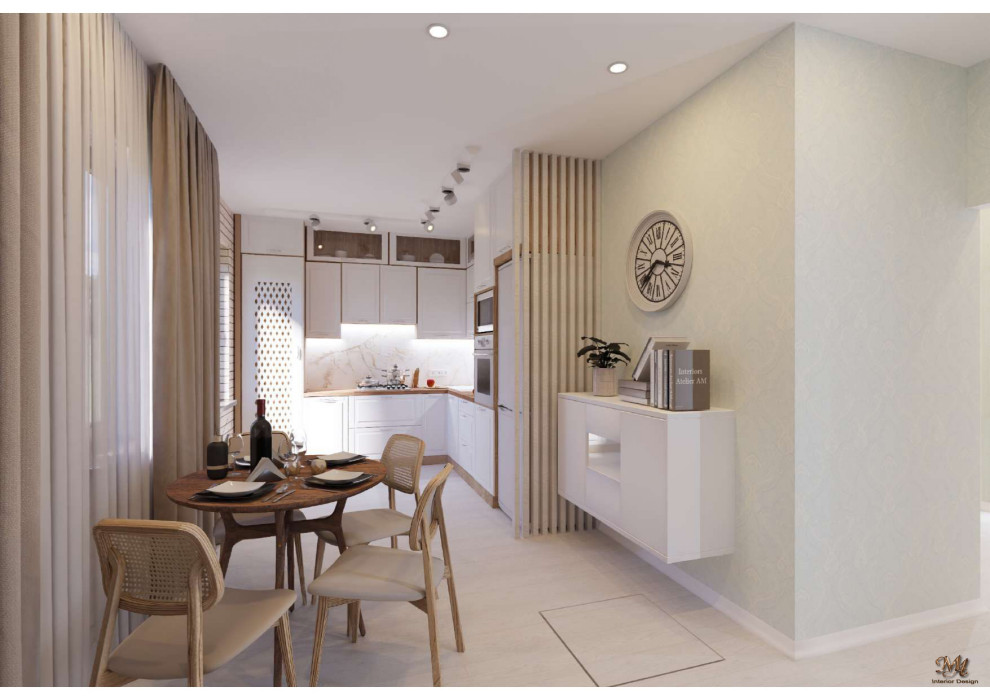 Готовый дизайн проект частный дом г. Москва