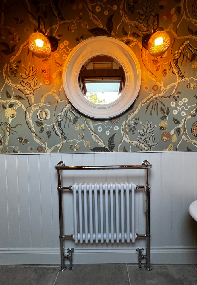 Photo of a farmhouse cloakroom in Kent.