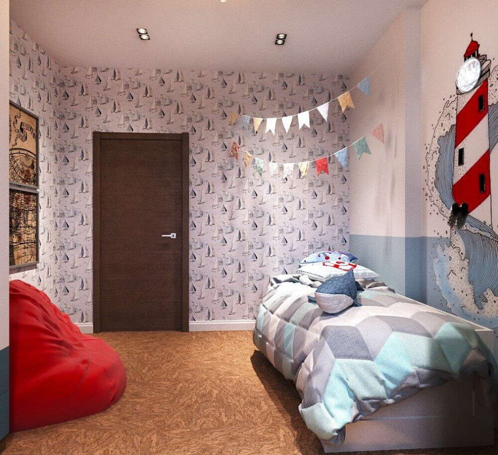 Детская в морском стиле