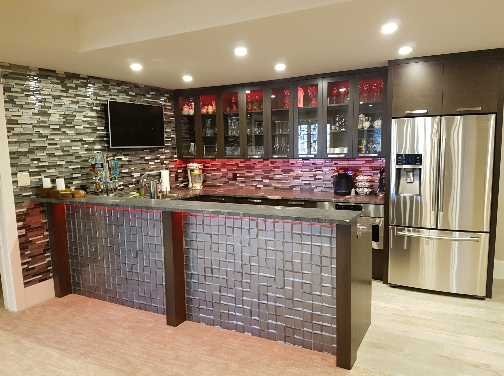 Springbank basement renovation