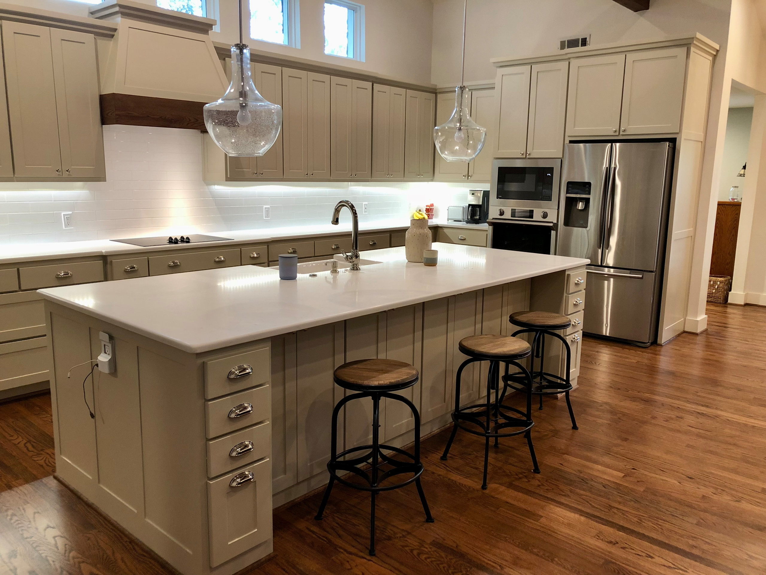 Lake Highlands Custom Home Remodel Kitchen Living Mud Room