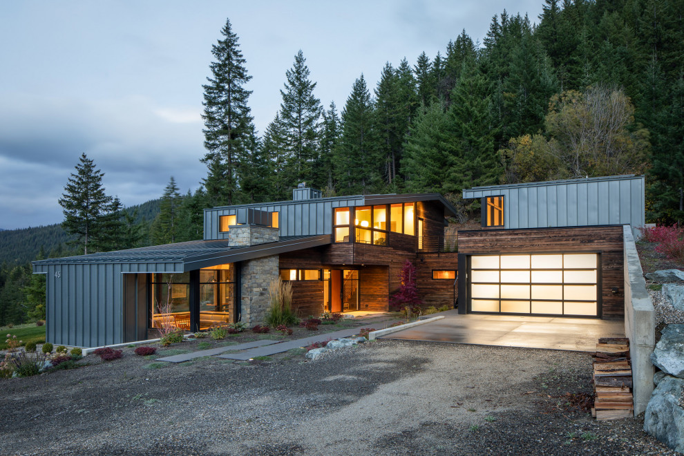 Lake Wenatchee Residence Contemporary Exterior Seattle by Vandervort Architects Houzz