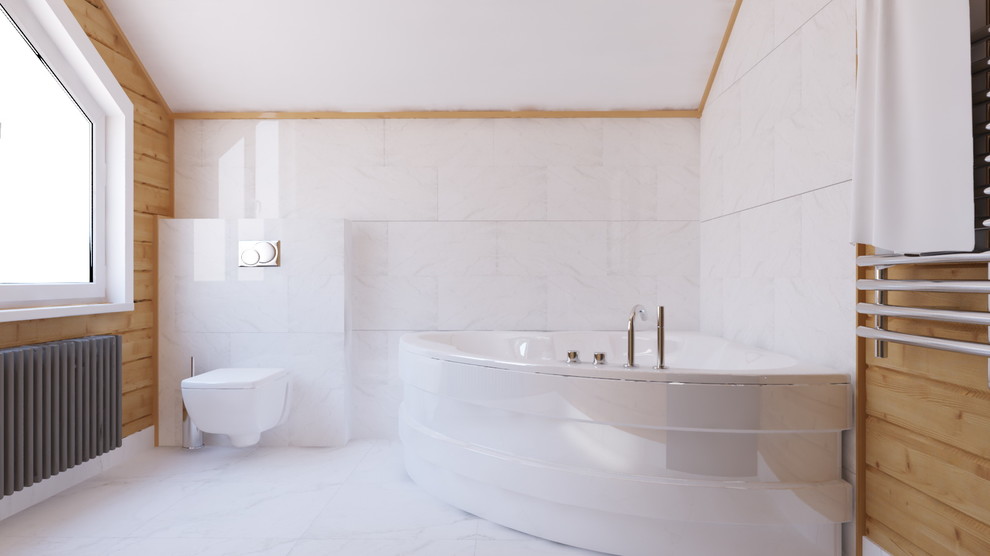 Проект интерьера деревянного дома в Новосибирске