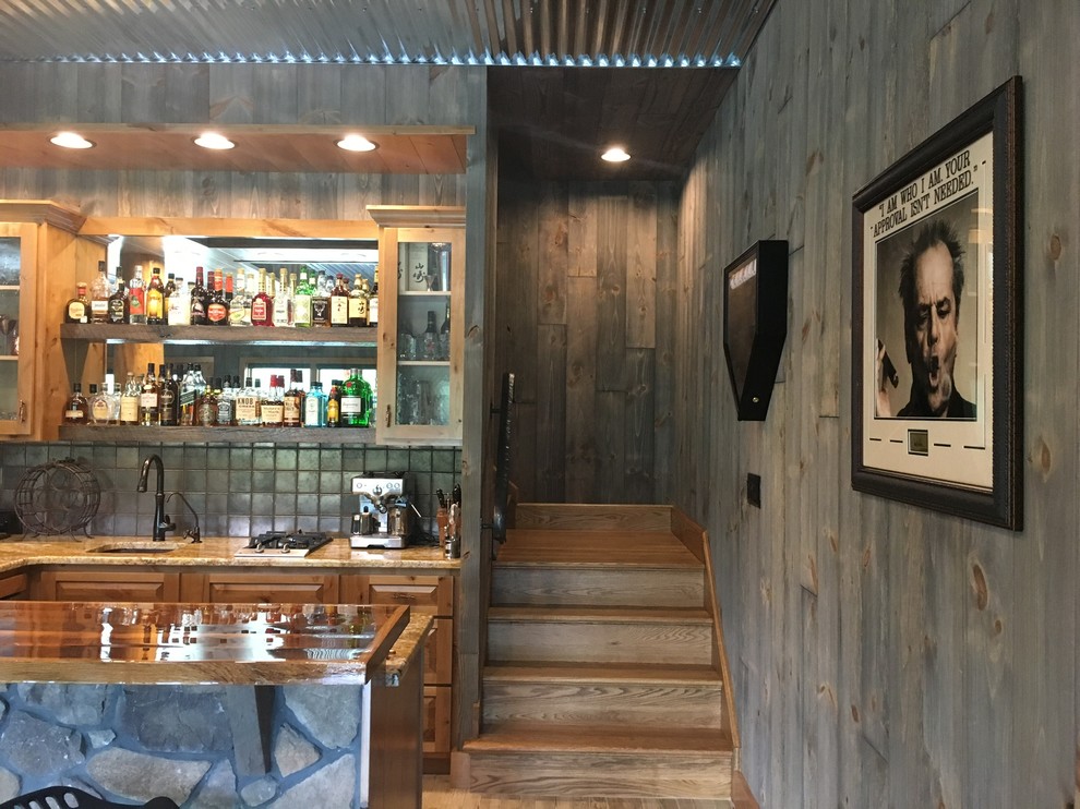 Inspiration for a rustic home design remodel in DC Metro