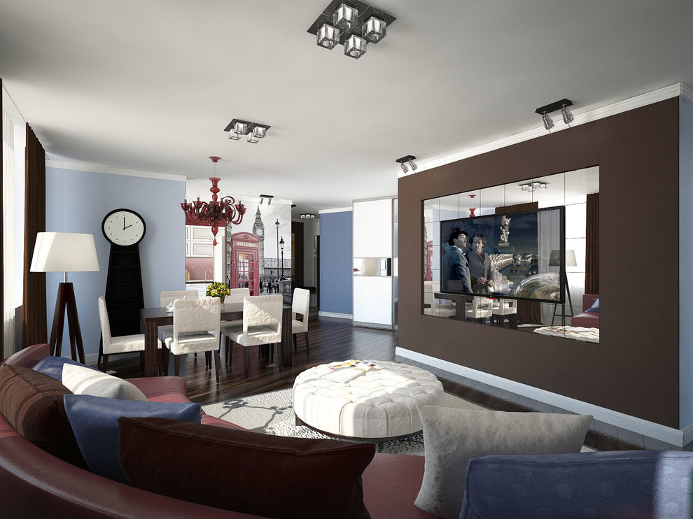 Современная трехкомнатная квартира на 20 этаже