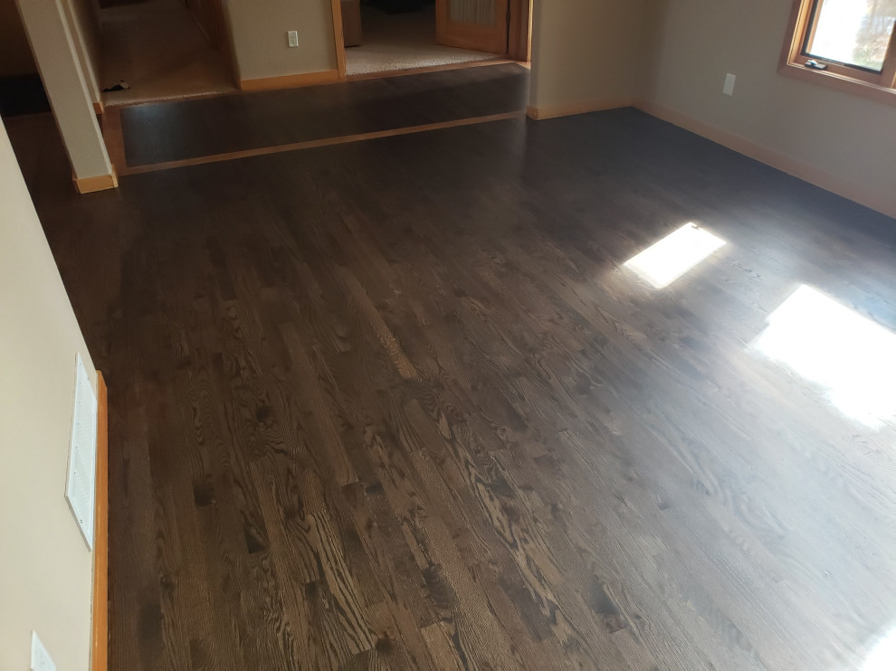 Hardwood Elegance with Custom Inlays & Entry Border