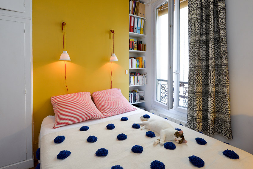 Nordisches Schlafzimmer in Paris