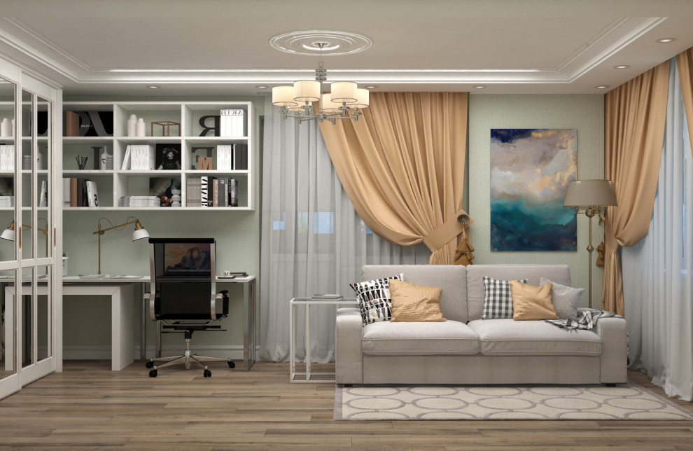 Дизайн проект гостиной в г. Жуковский