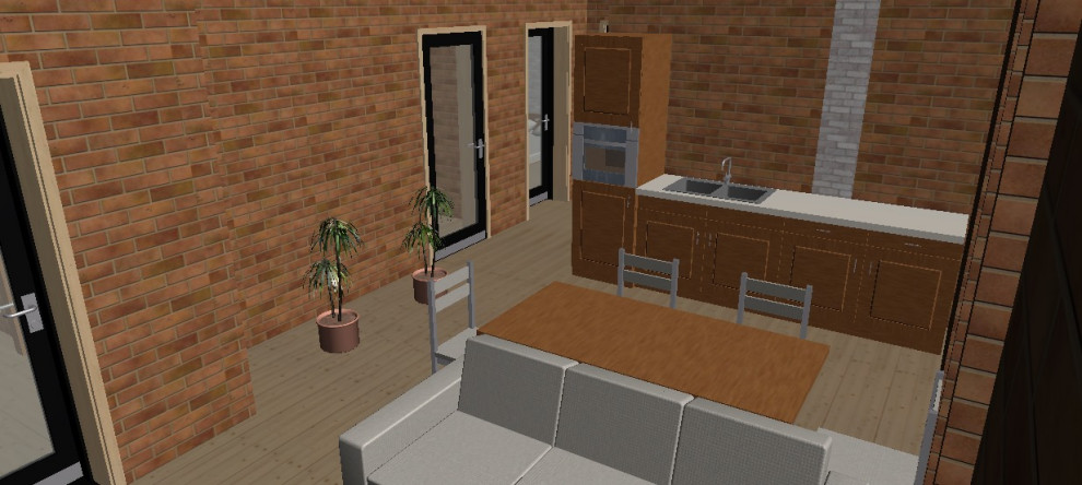 КУХНЯ-ГОСТИННАЯ.