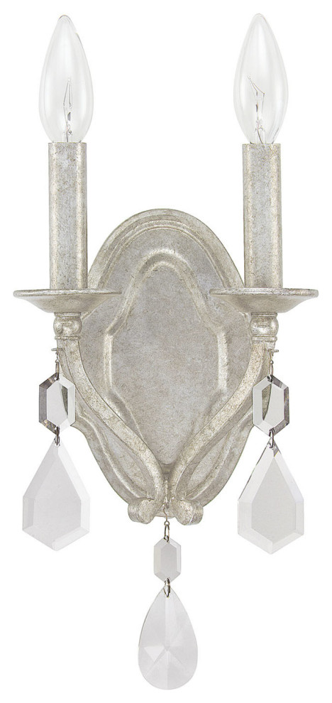 Capital Lighting 1617 Blakely 2 Light 13" Tall Wall Sconce - Antique Silver