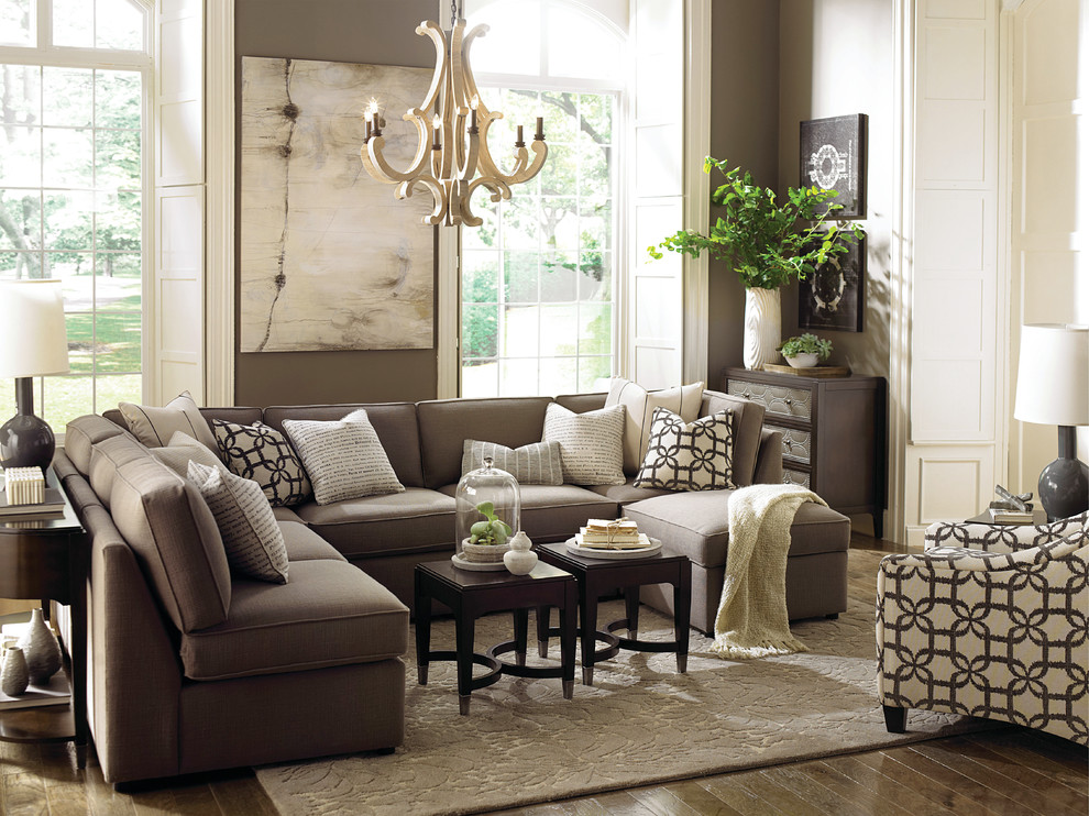 Beckie U Shaped Sectional By Bassett Furniture Contemporary