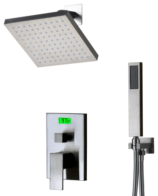 Digital Temperature Display Pressure Balanced Shower System