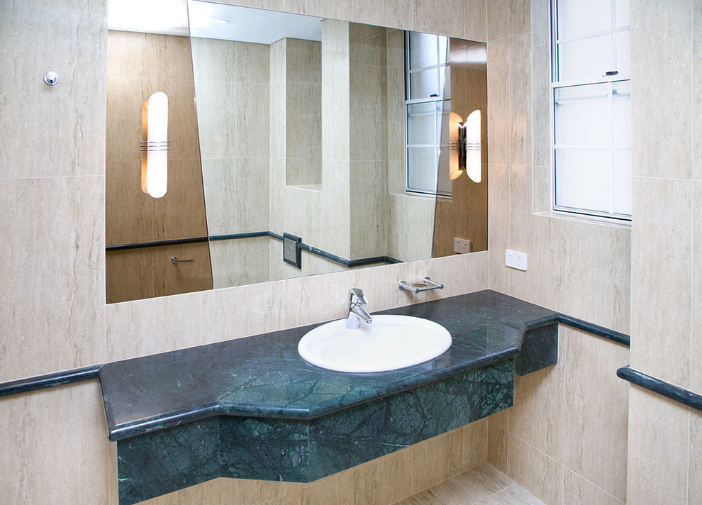 Mediterranean bathroom in Sydney.