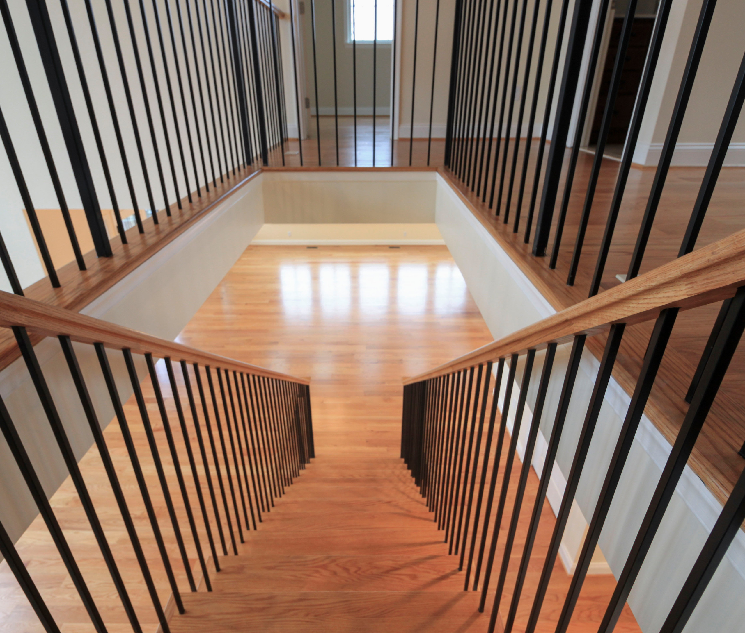 97_Airy Straight-Floating Staircase in Transitional-Mountain Home, Luray, VA 228