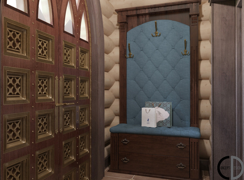 Готика в доме из бруса