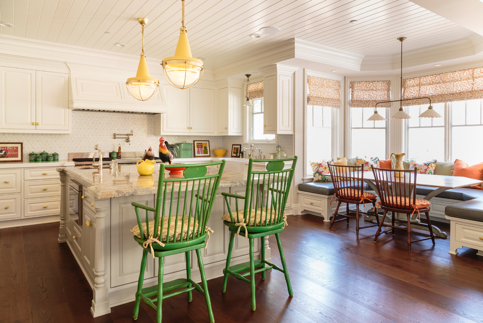 Colorful Traditional Kitchen - Traditional - Los Angeles - by Alison ...
