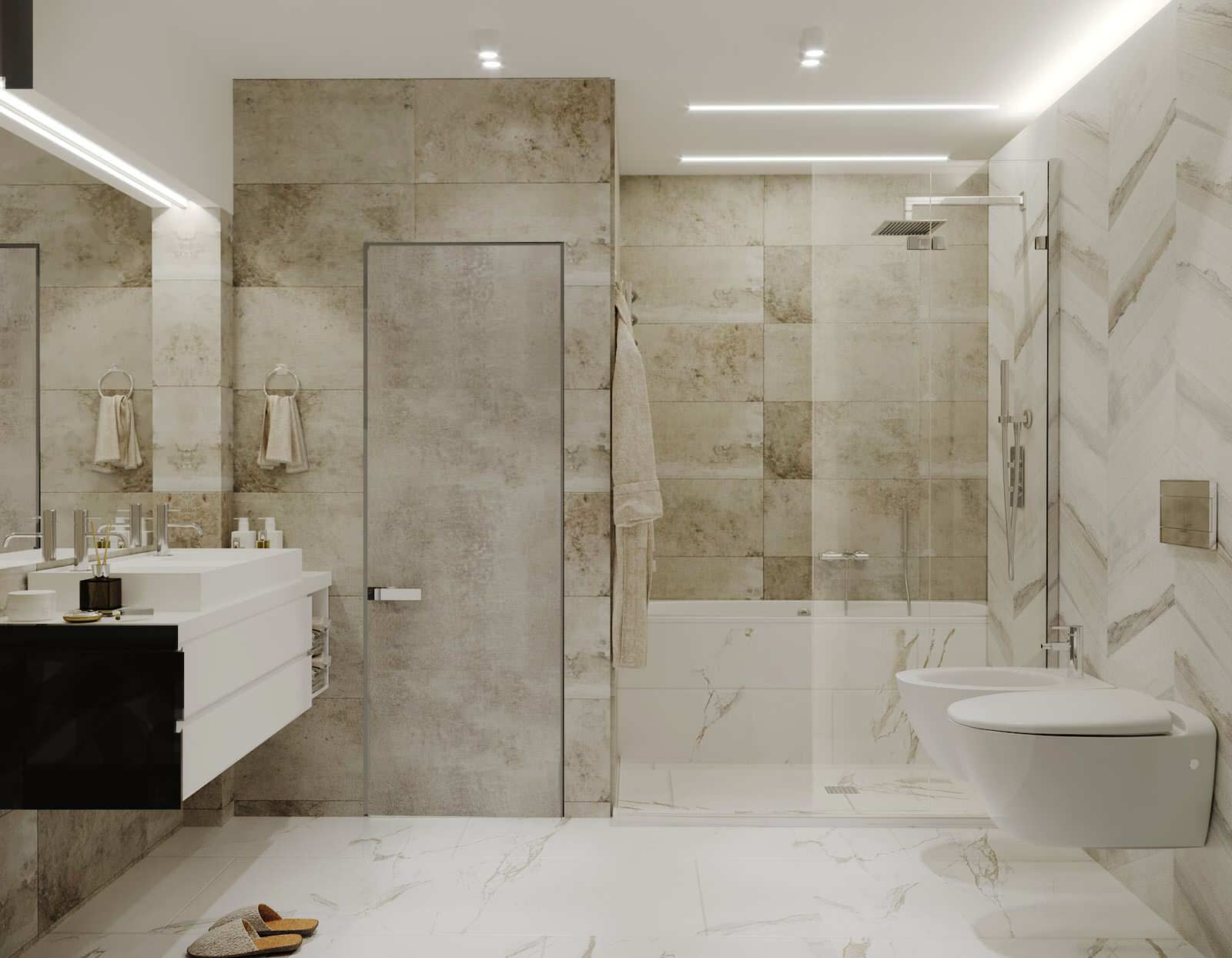 Светлые,минималистичные с сочными зелеными акцентами интерьеры