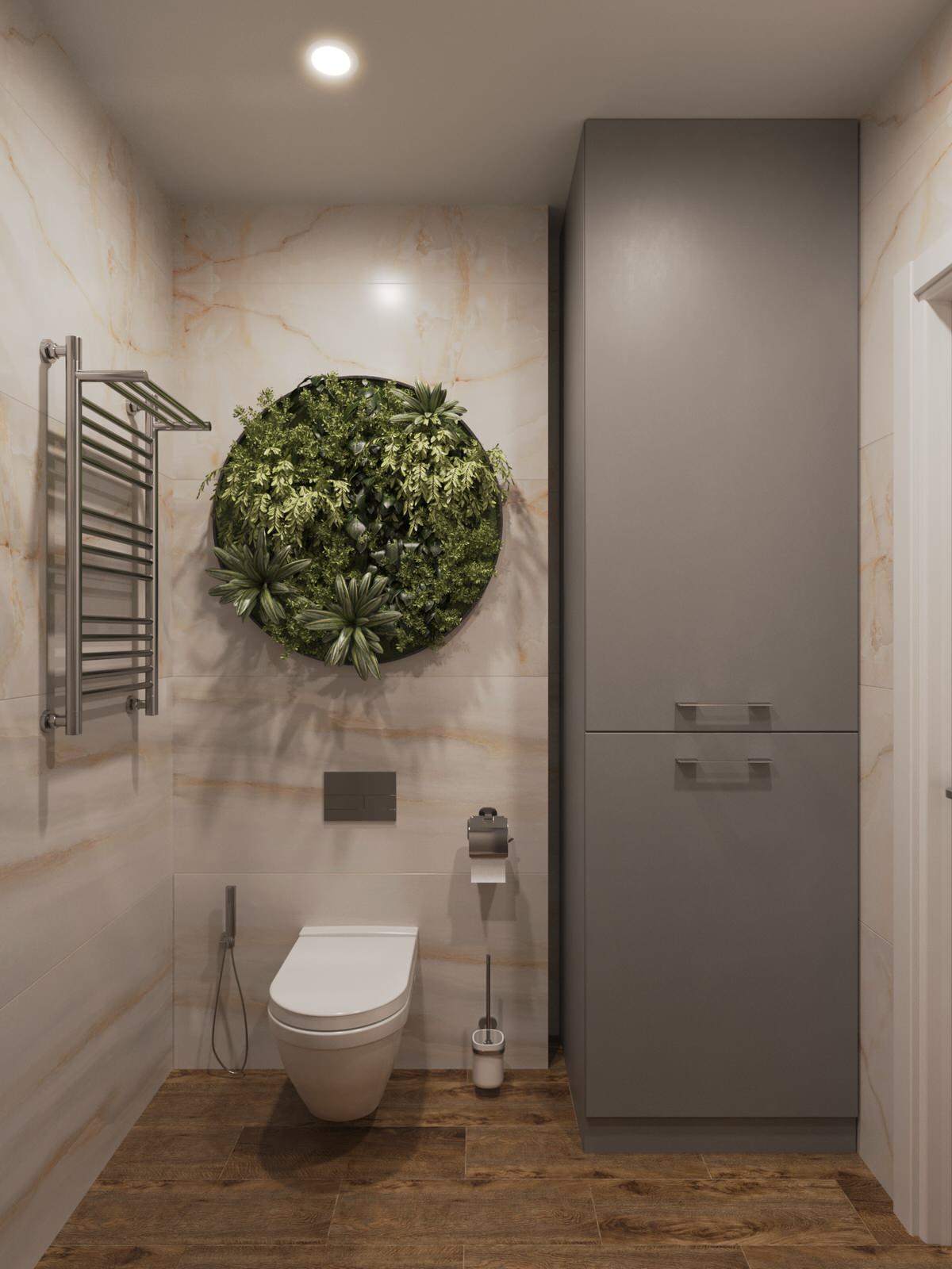 Интерьер однокомнатной квартиры в стиле Бохо