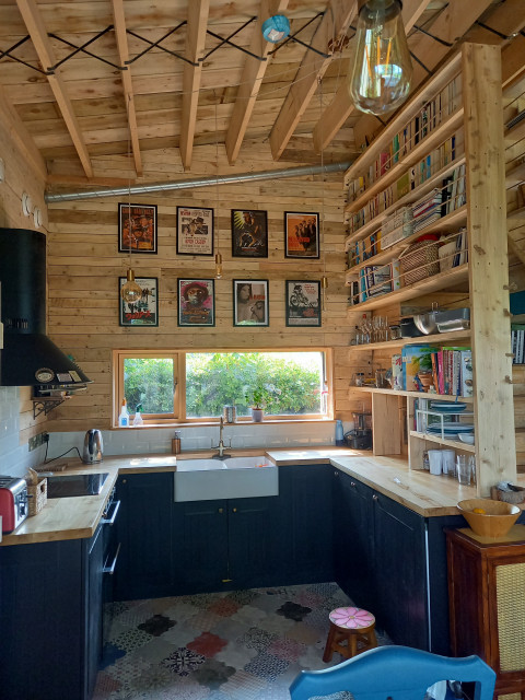 Timber Framed Home rustik-koek