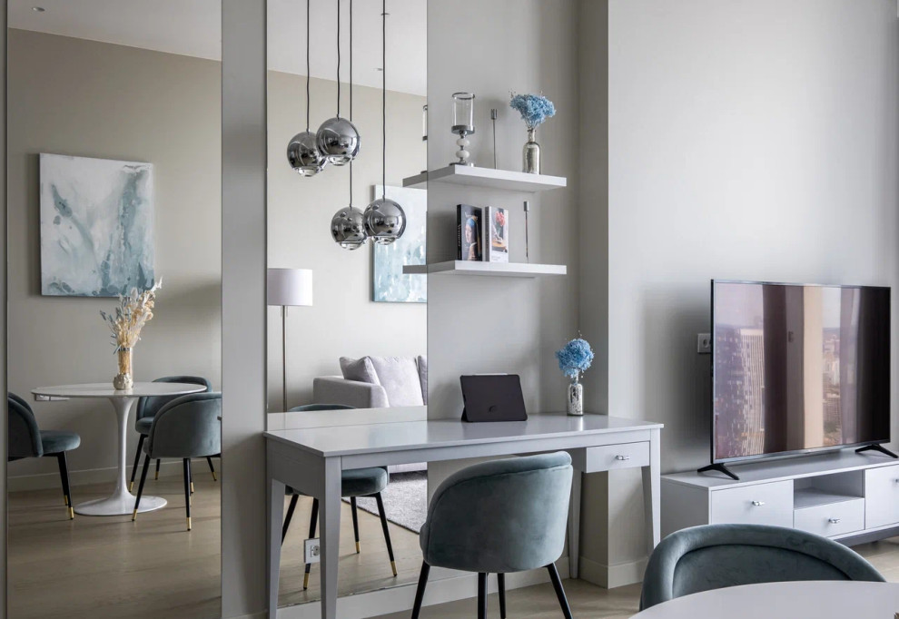 Дизайн интерьера апартаментов в Neva Towers, Москва-Сити (70 м2)