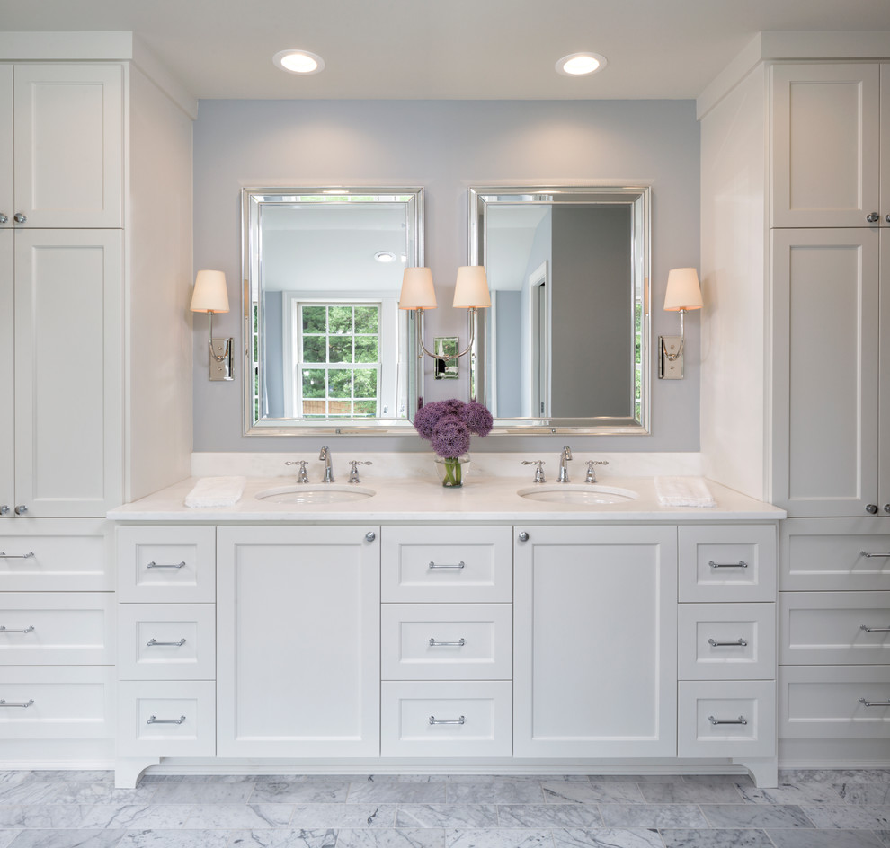 Inspiration for a traditional master bathroom in Minneapolis.