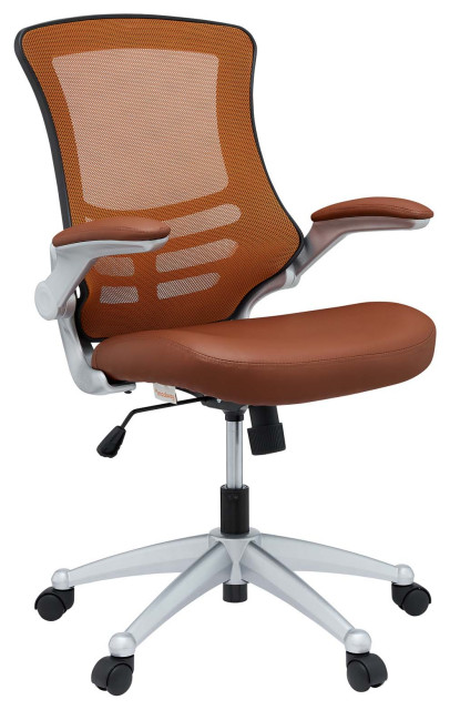 Modway Attainment Office Chair With Tan Finish EEI-210-TAN