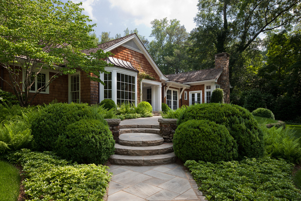 Transitional home design photo in Atlanta