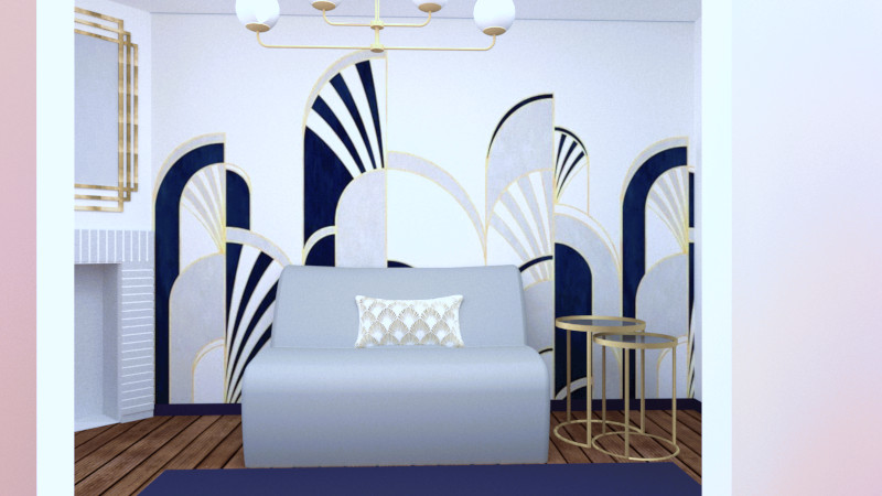 vue 3D chambre