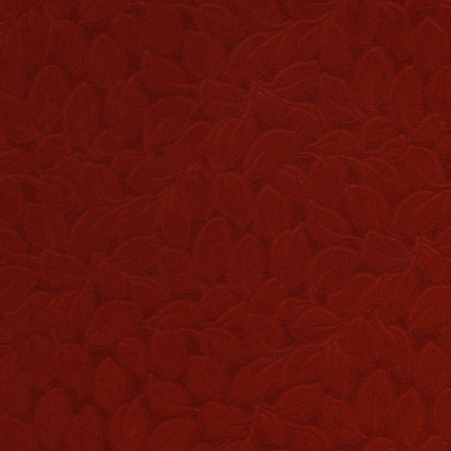 Burgundy Leaf Stain Resistant Microfiber Upholstery Fabric By The Yard Contemporary