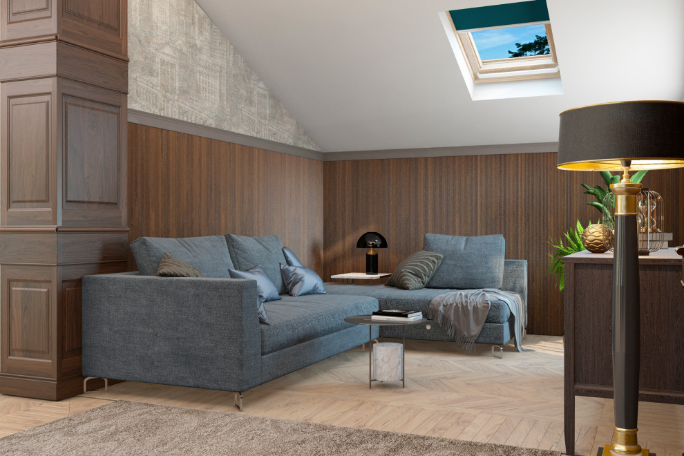 Бильярдная на мансардном этаже