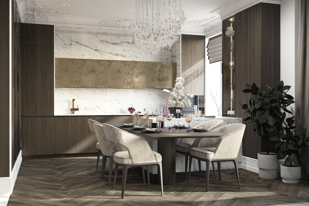 Драгоценная шкатулка, проект в стиле Арт-деко в ЖК Тихвин