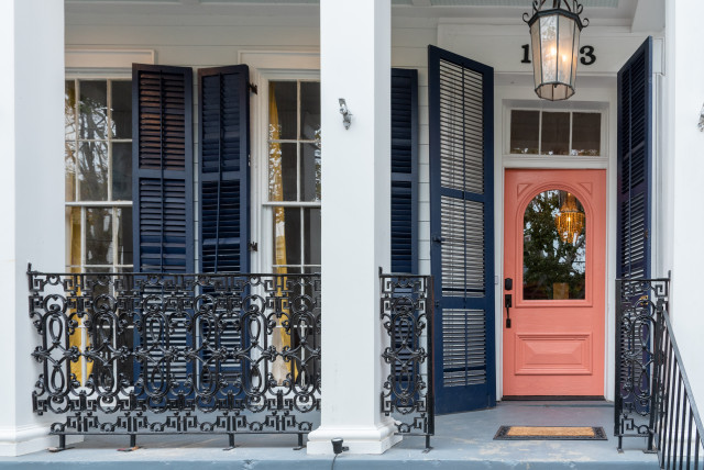 New Orleans Garden District Home eklektisk-hus-og-facade