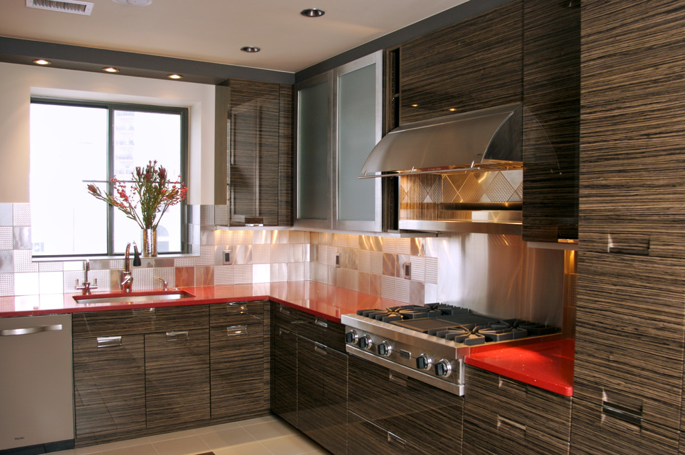 Inspiration for a modern home design remodel in Denver
