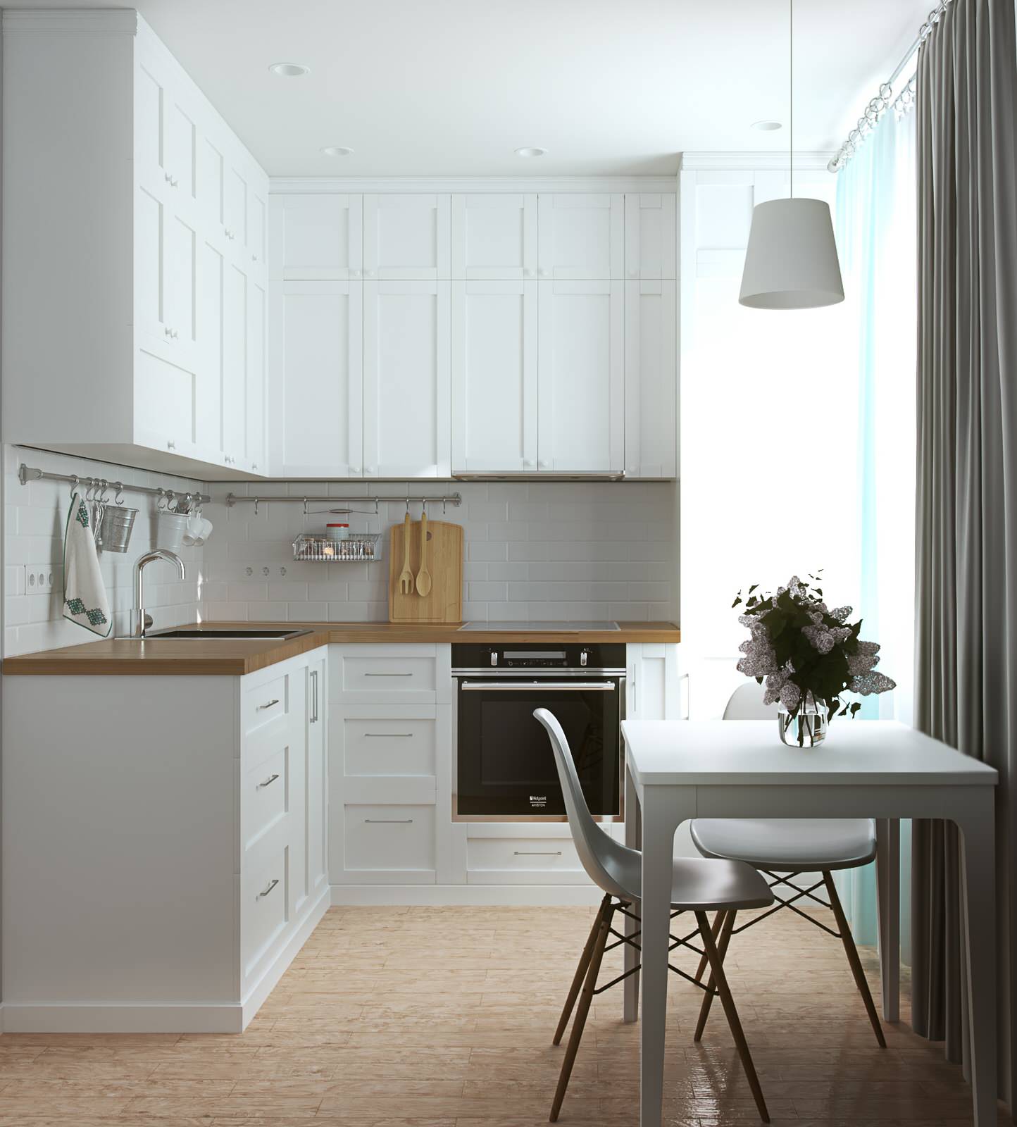 Дизайн проект для молодой девушки.