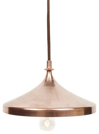 Copper Disk Pendant Lamp