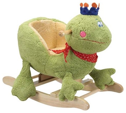 Plush Prince Charming Frog Rocker