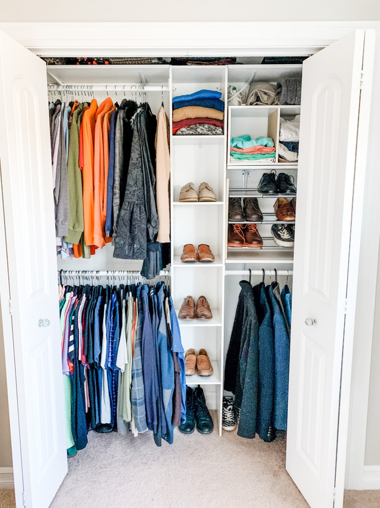 Organized Men's Closet