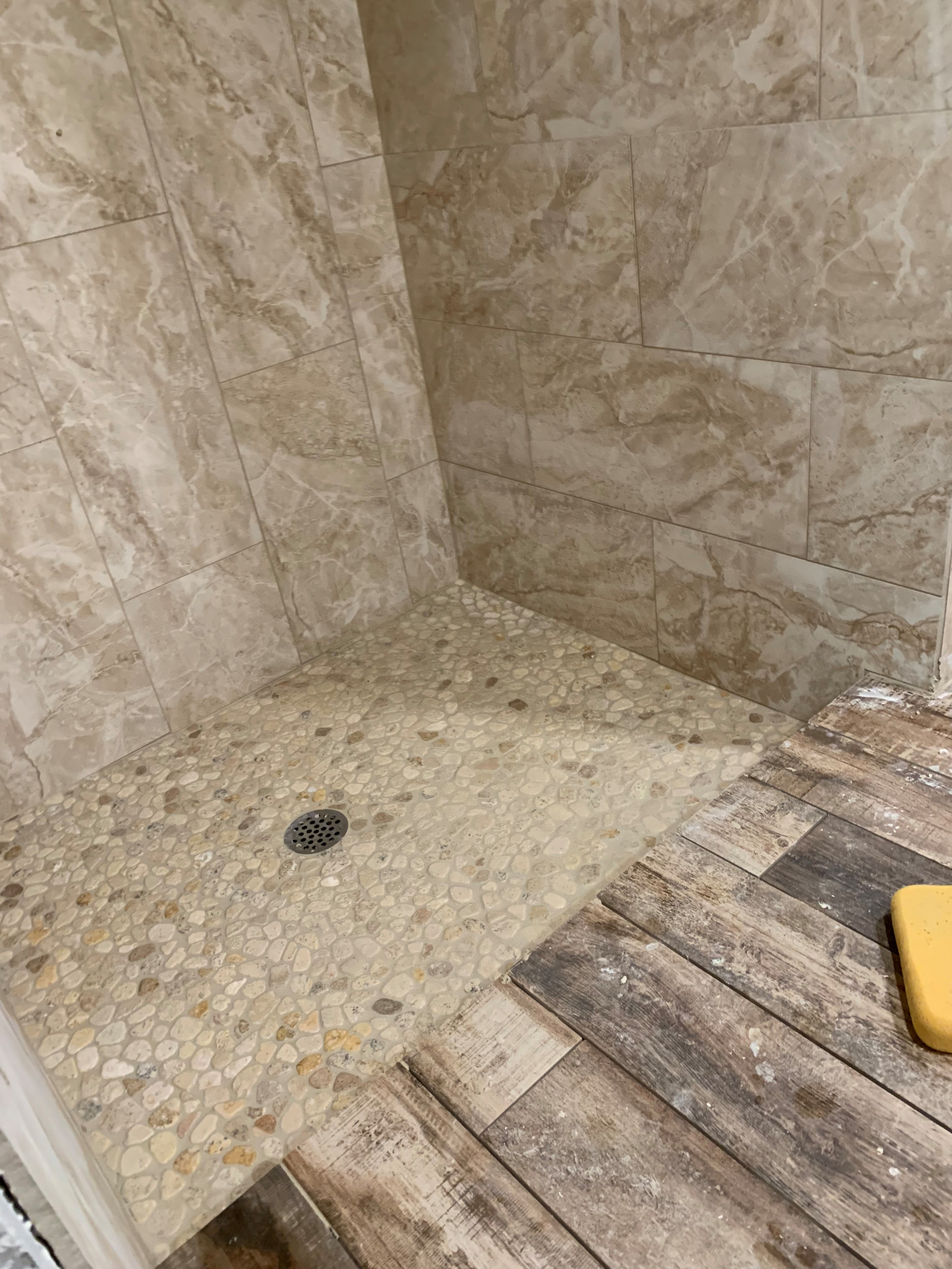 Bathroom for basement apartment upper west side