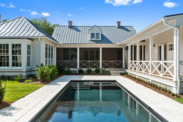 Island Cottage clasico-piscina