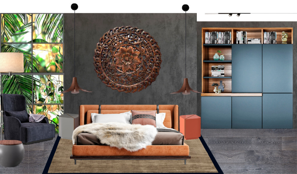 Коллаж спальни