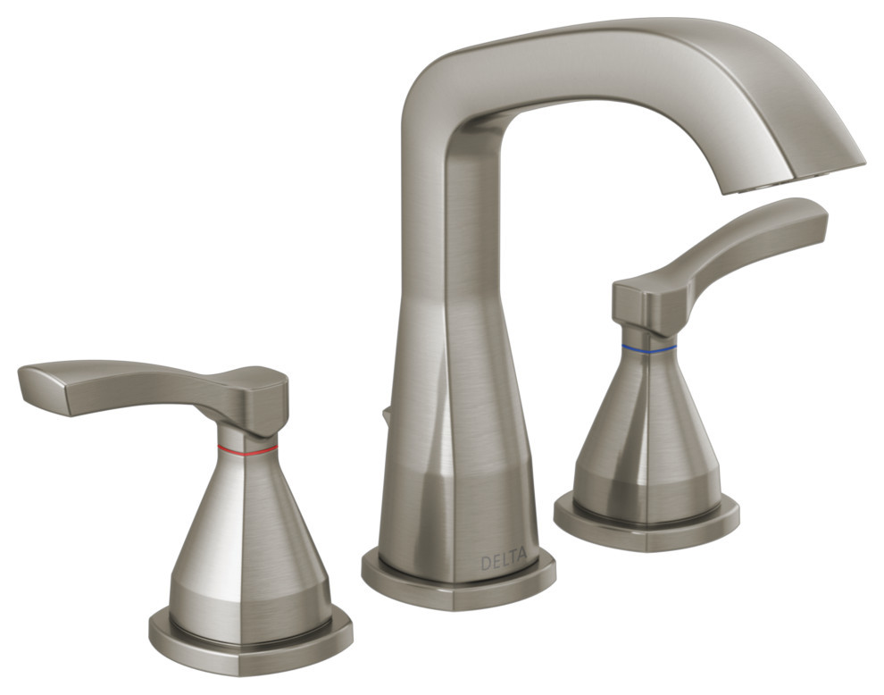 Delta Widespread Faucet Contemporary Bathroom Sink Faucets by The