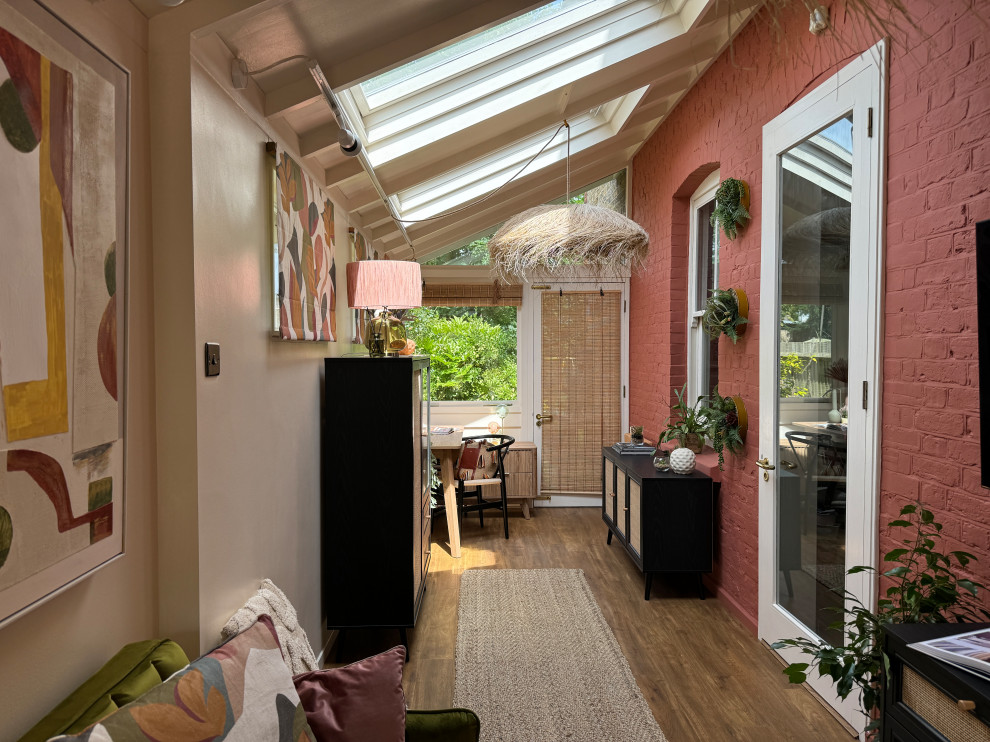 Victorian Home Office and Family Room