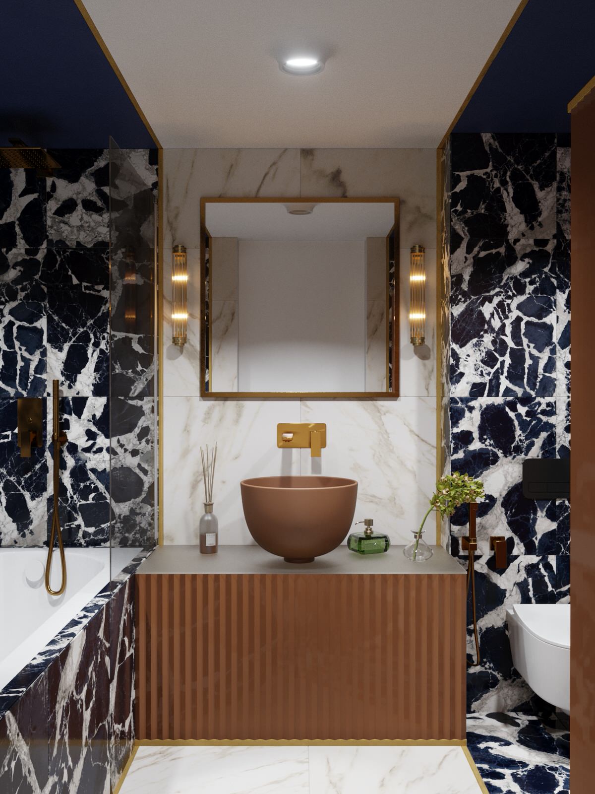 Проект двухуровневой квартиры с мансардой