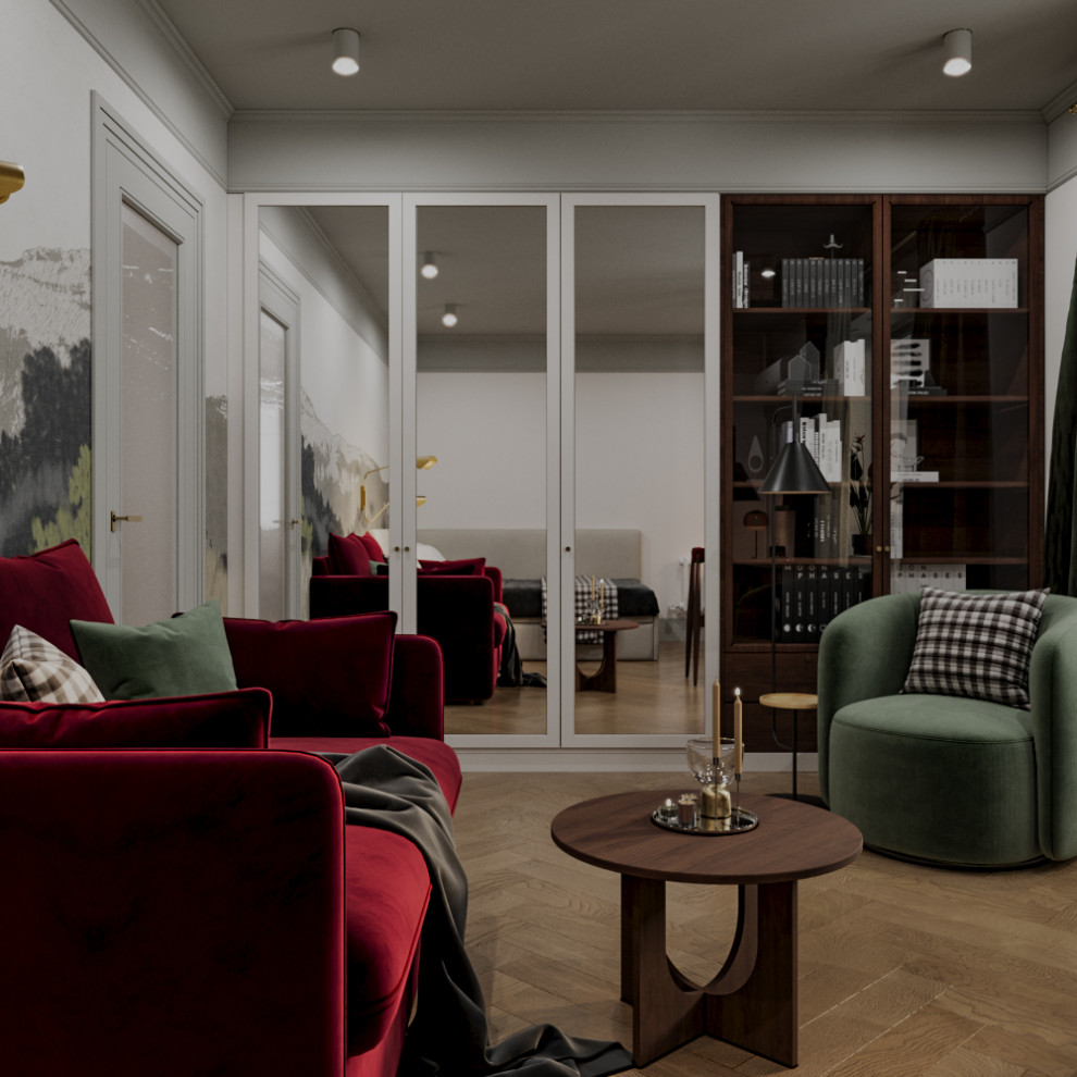 Квартира в Москве для молодой девушки  Площадь: 33,4 м2.