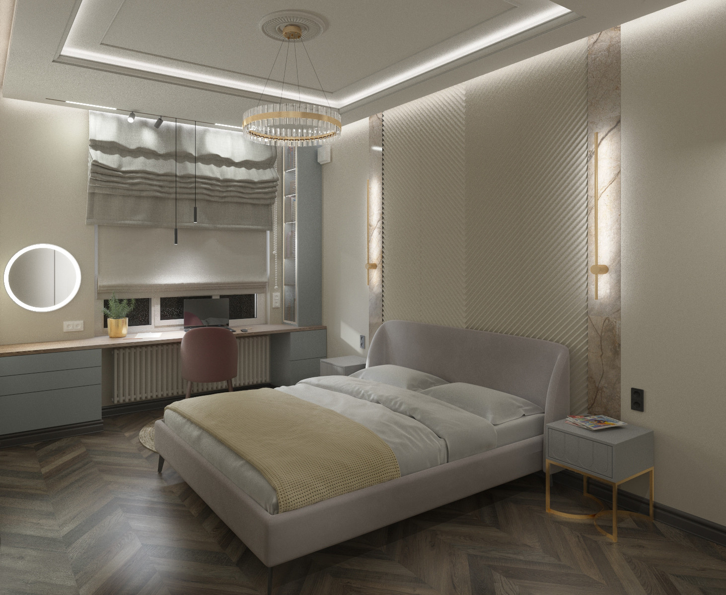 Квартира в доме ар-деко