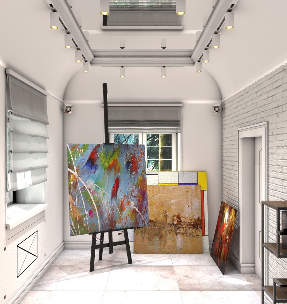 Детская мастерская в частном загородном доме