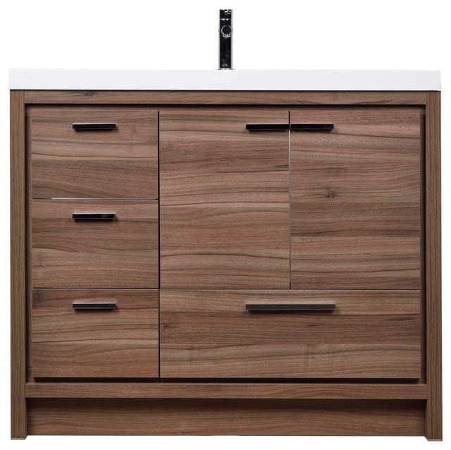 ConceptBaths Enna 42" Modern Bathroom Vanity Transitional Bathroom