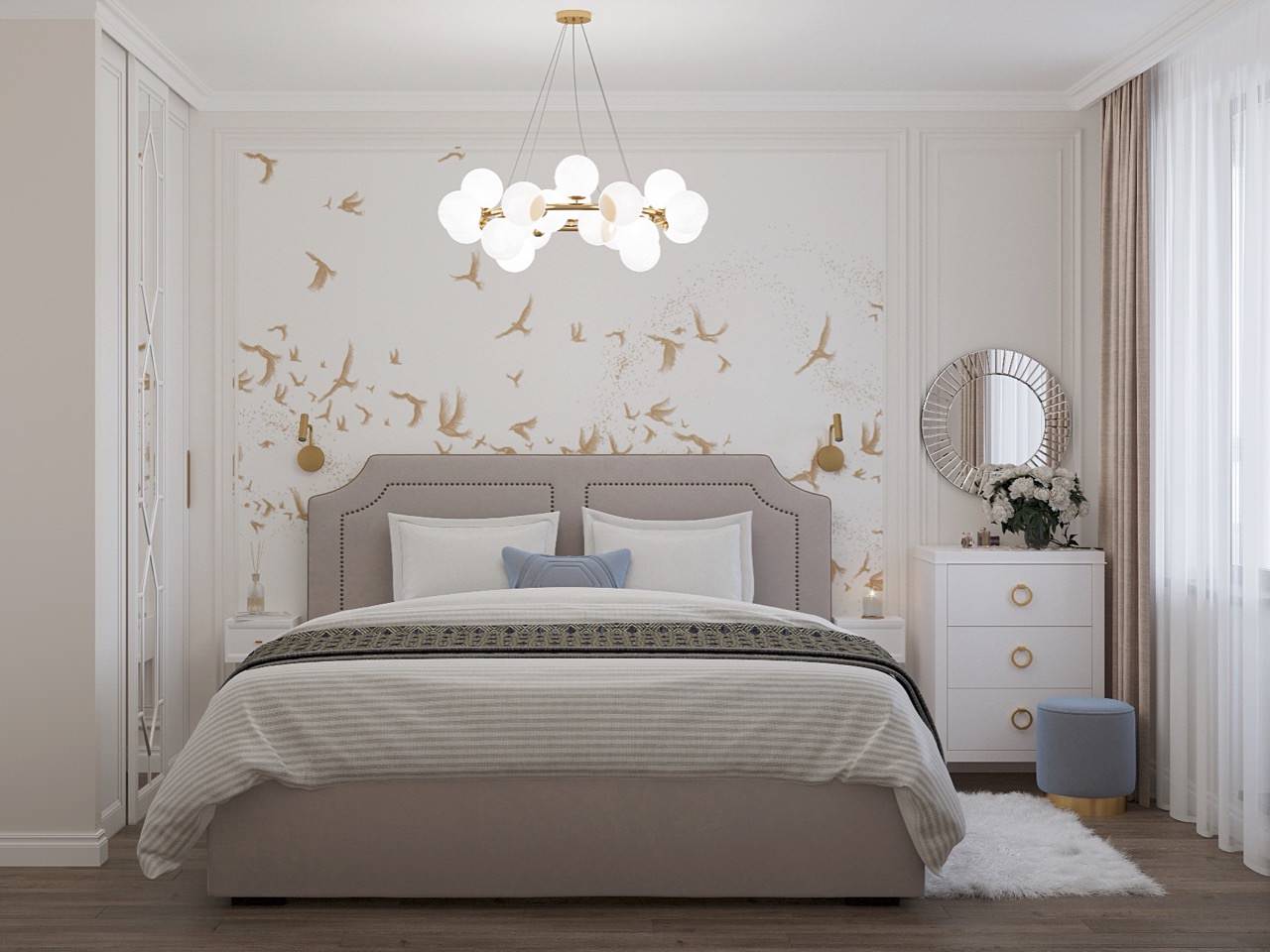 ЖК Цветочные поляны, 3 комнаты, 91 м²