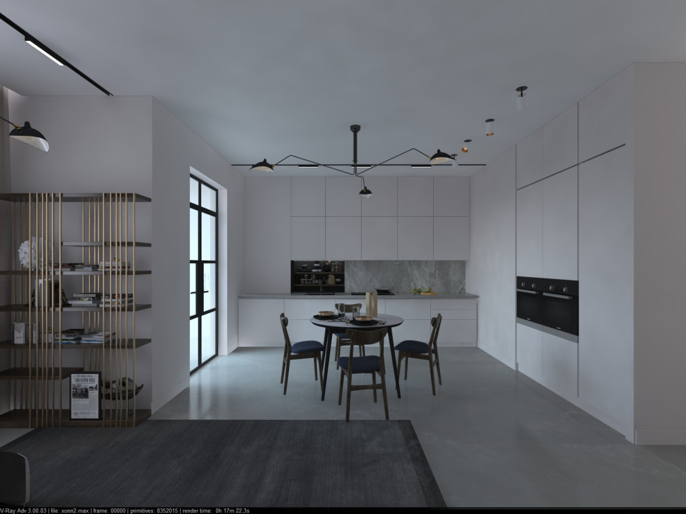 Квартира в стиле минимализм для молодой семьи